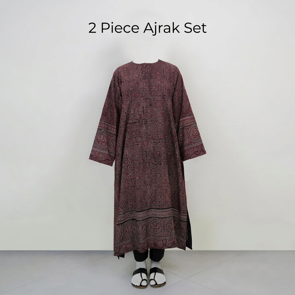 2 Piece Ajrak Set